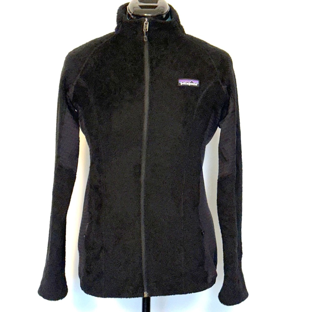 Patagonia R2 Polartec‎ Thermal Pro Fleece Jacket Black Womens Small 25149 FA18
